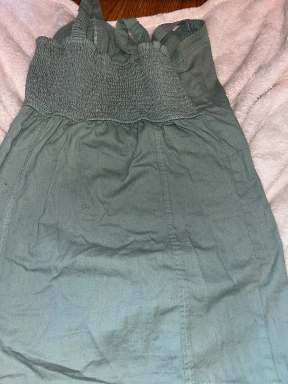 Japna Sage Green Button-Front Mini Skirt - Picture 2 of 2